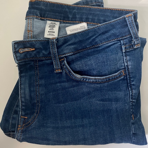 H&M Super Skinny Pants - Size: 28 - denim - Picture 1 of 4